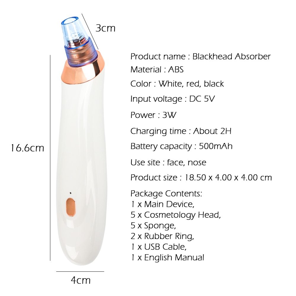 Blackhead instrument pore cleaner to blackhead artifact electric acne machine to blackhead Blackhead instrument pore cleaner to blackhead artifact electric acne machine to blackhead